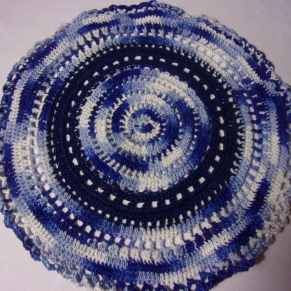 Handmade Crocheted Doily, Home Decor Table Doilies, Crochet Doily, MADE BY KAT - Picture 3 of 6